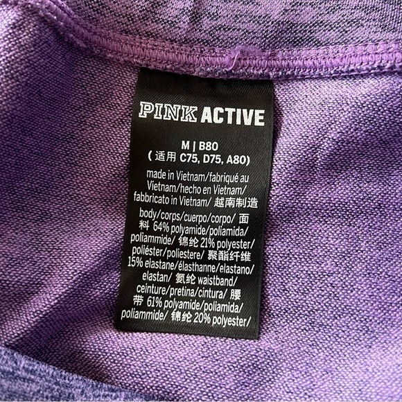 PINK victoria’s secret pink seamless purple leggings - Picture 2 of 7